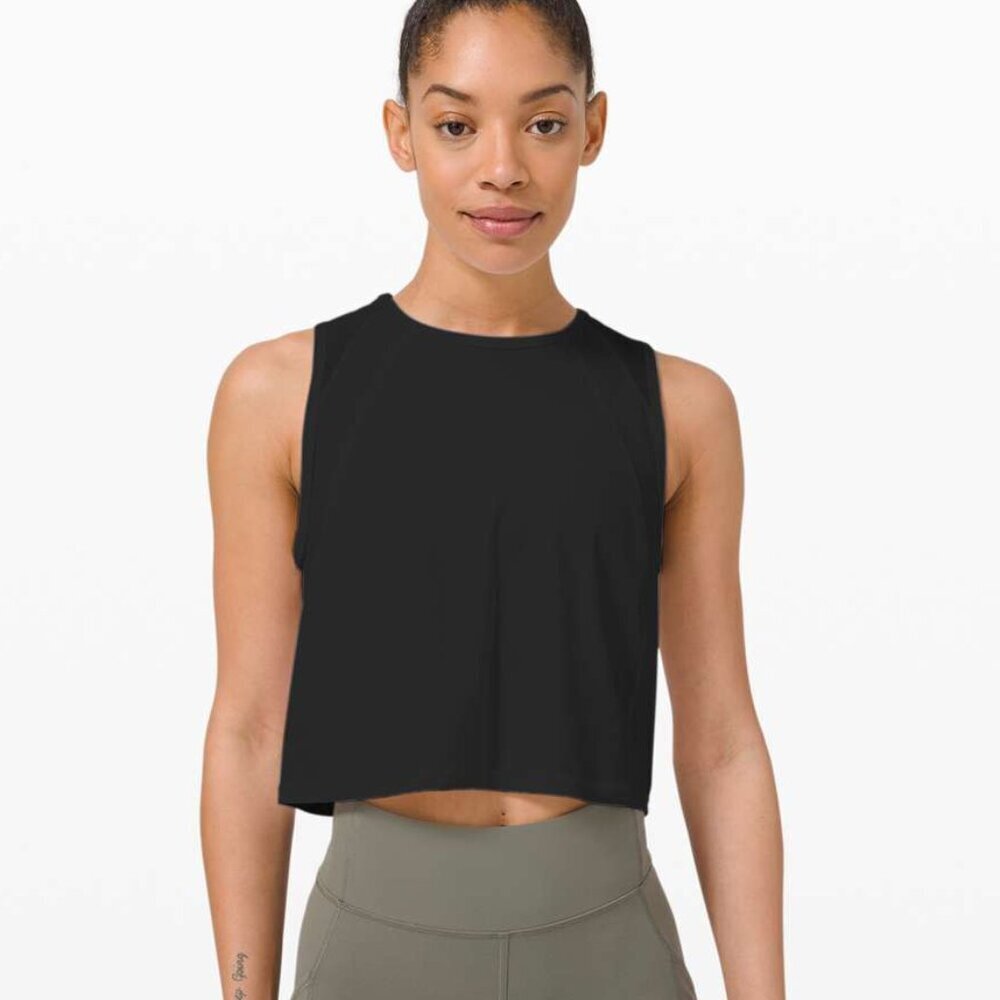 Lululemon Sculpt Tank *Cropped - 12 Black